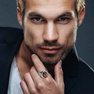 FERNANDO STYLE Tiger Eye Stainless Steel Ring